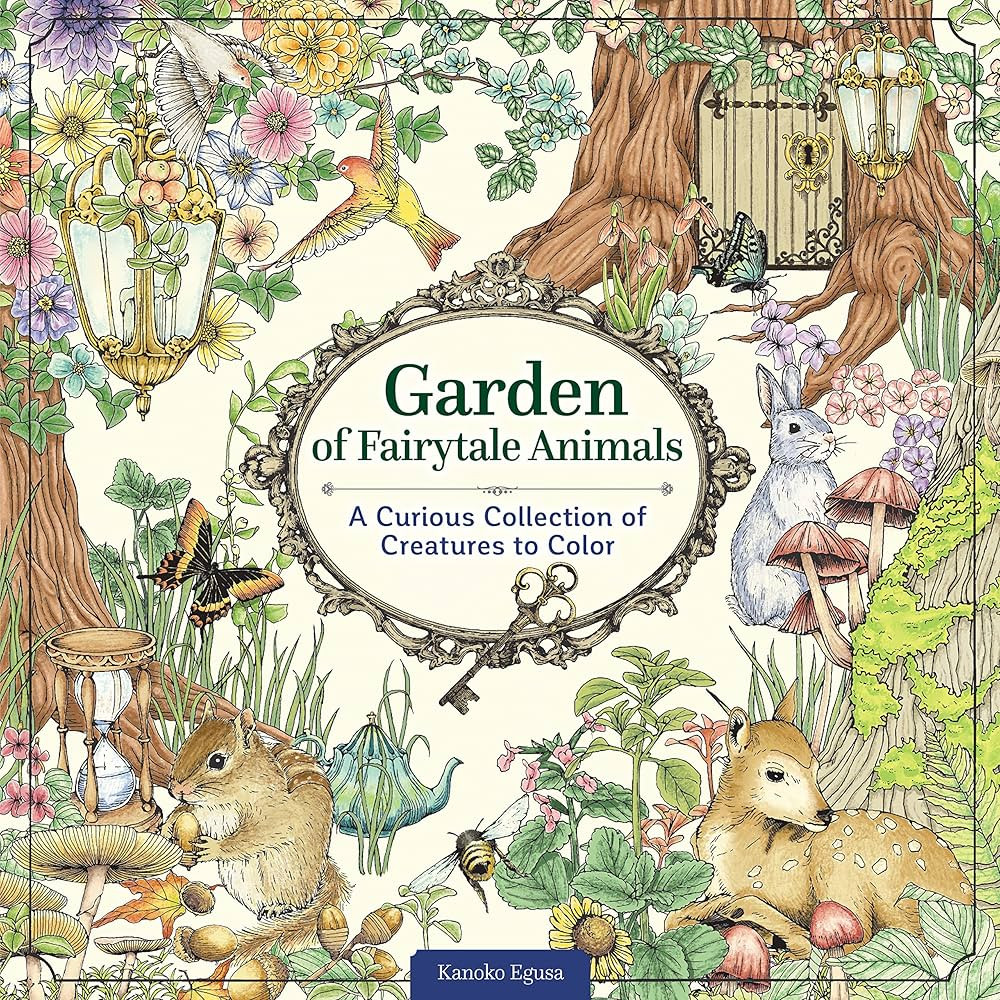 Garden of Fairytale Animals: A Curious Collection of Creatures to Color (Design Originals) Adult ... | Amazon (US)