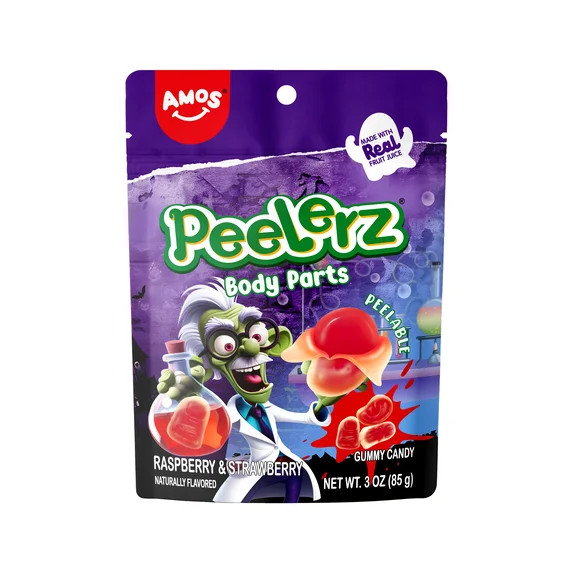 AMOS Peelerz Body Parts Gummy Candy, Allergen Free, 3 oz (85 g) | Walmart (US)