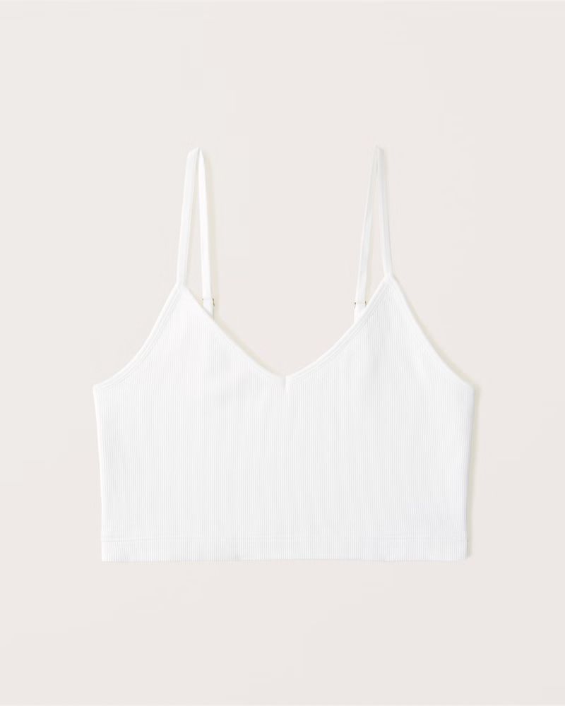 Seamless Long-Line Bralette | Abercrombie & Fitch (US)