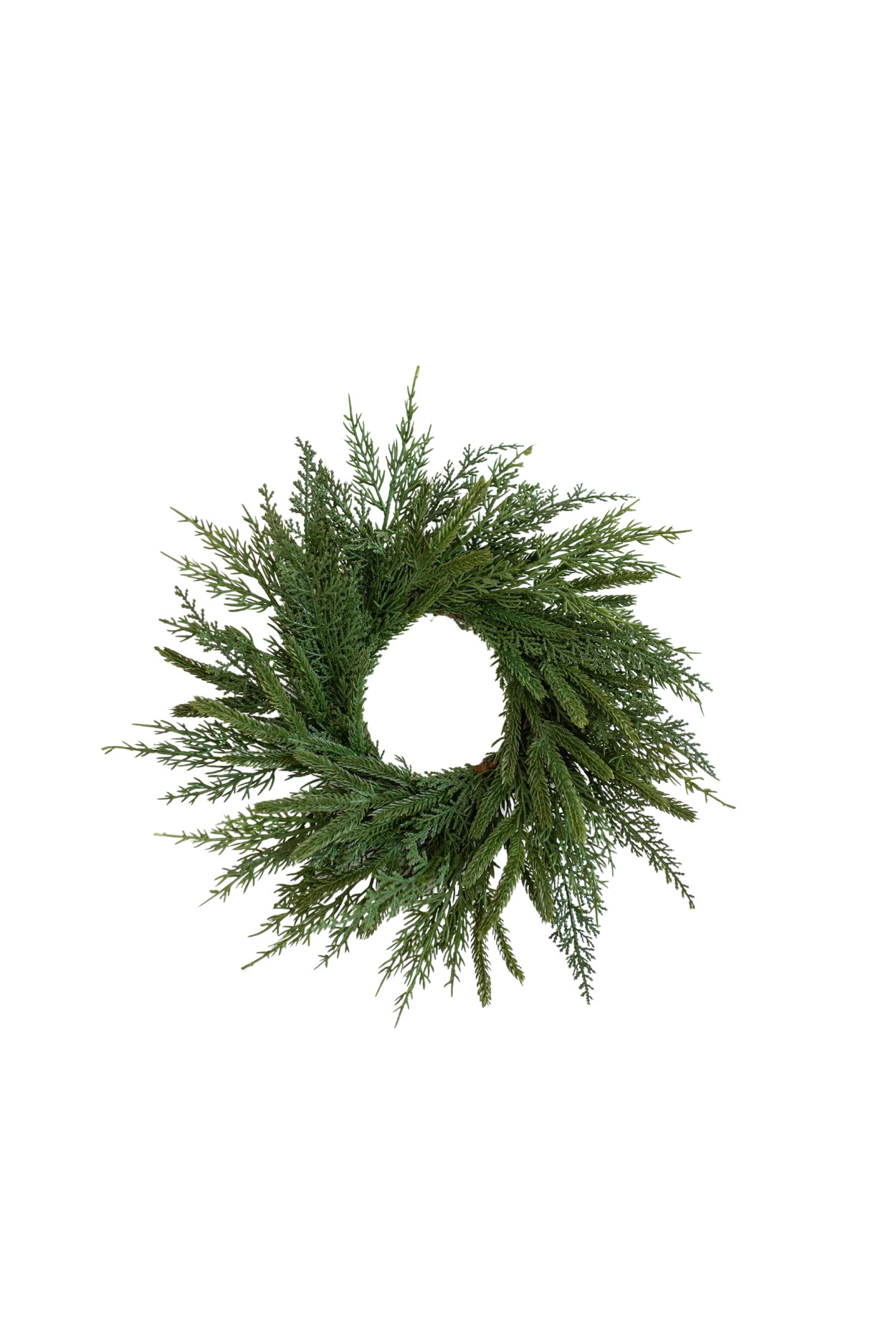 Norfolk & Cypress Pine Mixed Wreath 12" | By Luxe B Co. | luxe bCO