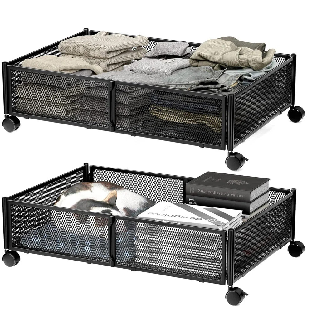 Rebrilliant Metal Under Bed Storage Bin & Reviews | Wayfair | Wayfair North America