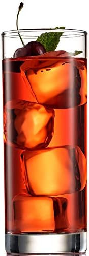 Paksh Novelty Italian Highball Glasses [Set of 6] Clear Heavy Base Tall Bar Glass - Drinking Glas... | Amazon (US)