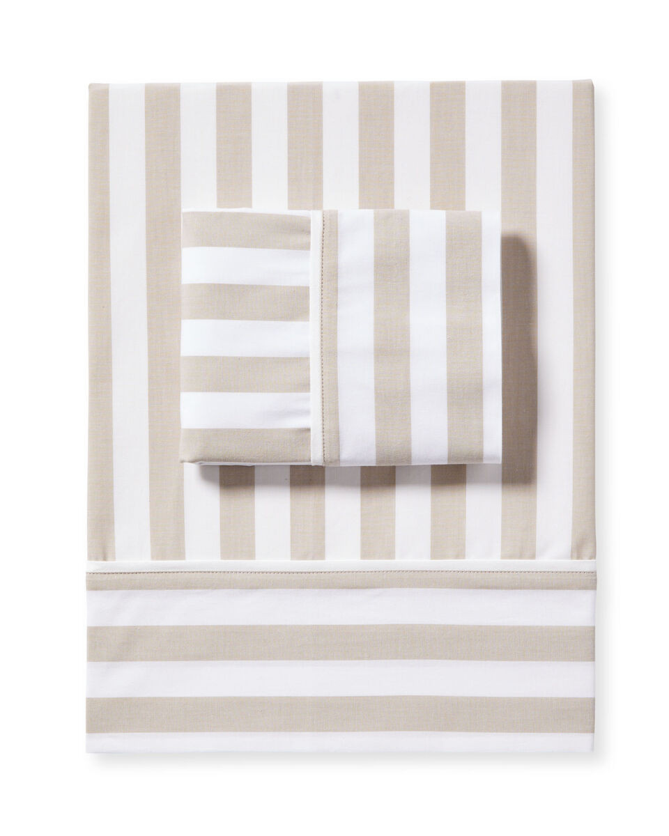 Beach Club Stripe Percale Sheet Set | Serena and Lily