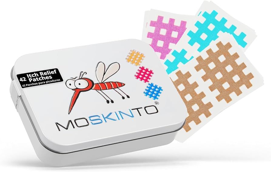 Moskinto 42 Patches The Original Itch Relief Patches, All-Natural Insect Bite Relief from Mosquit... | Amazon (US)