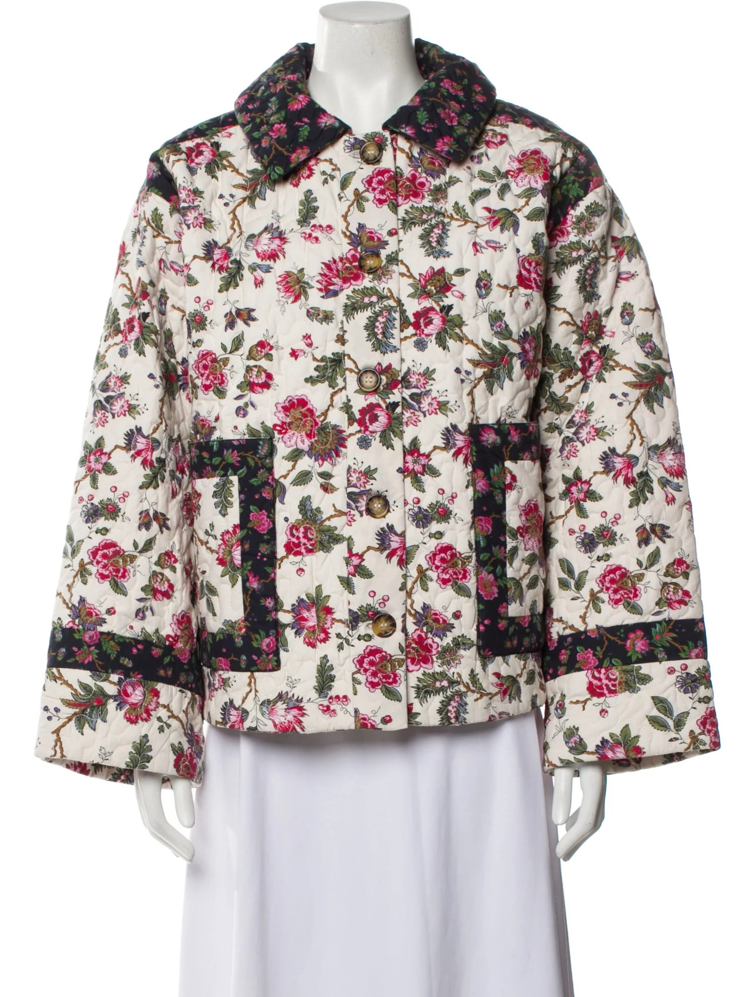 Floral Print Evening Jacket | The RealReal