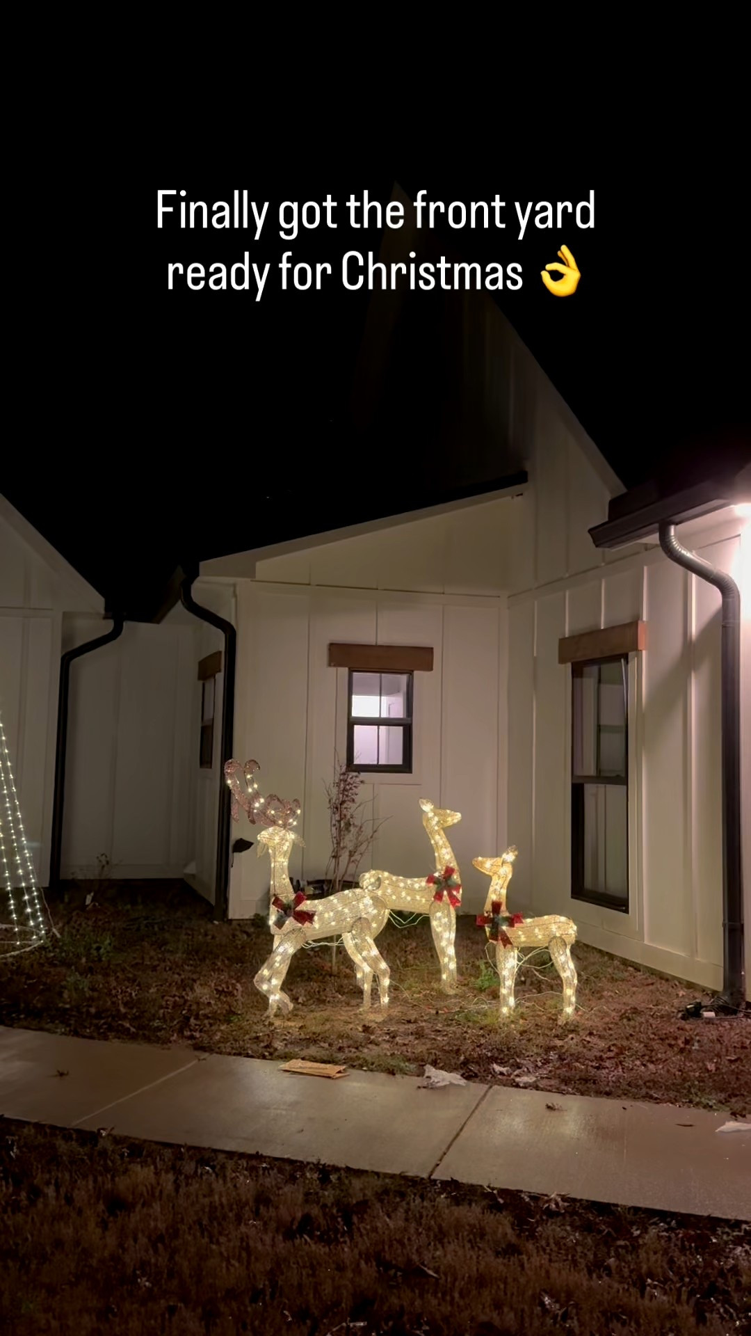 Finally got the front yard ready for Christmas! @wayfair #wintheseason #Ad #WayfairPartner #Wayfair 