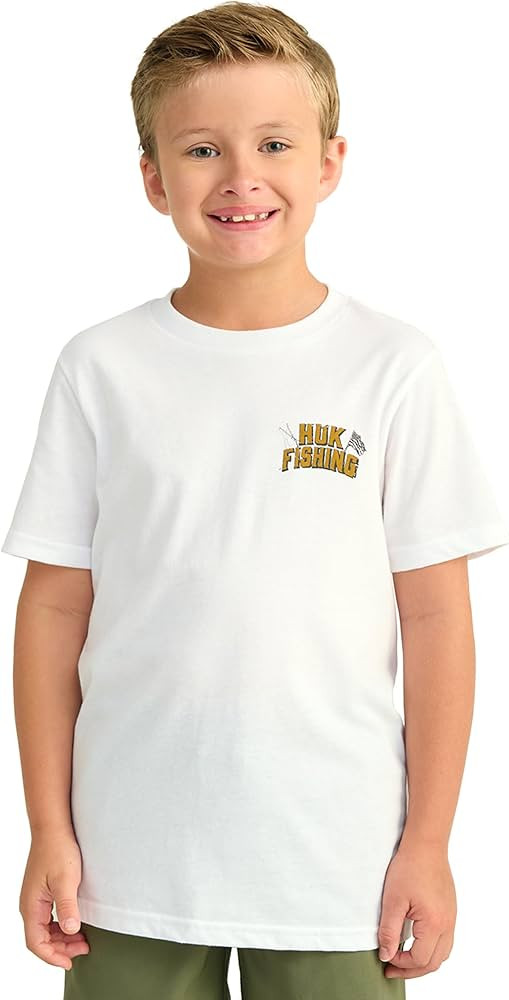 HUK - Kid's Performance Fishing Graphic Tee, Short Sleeve T-Shirt for Kids | Amazon (US)