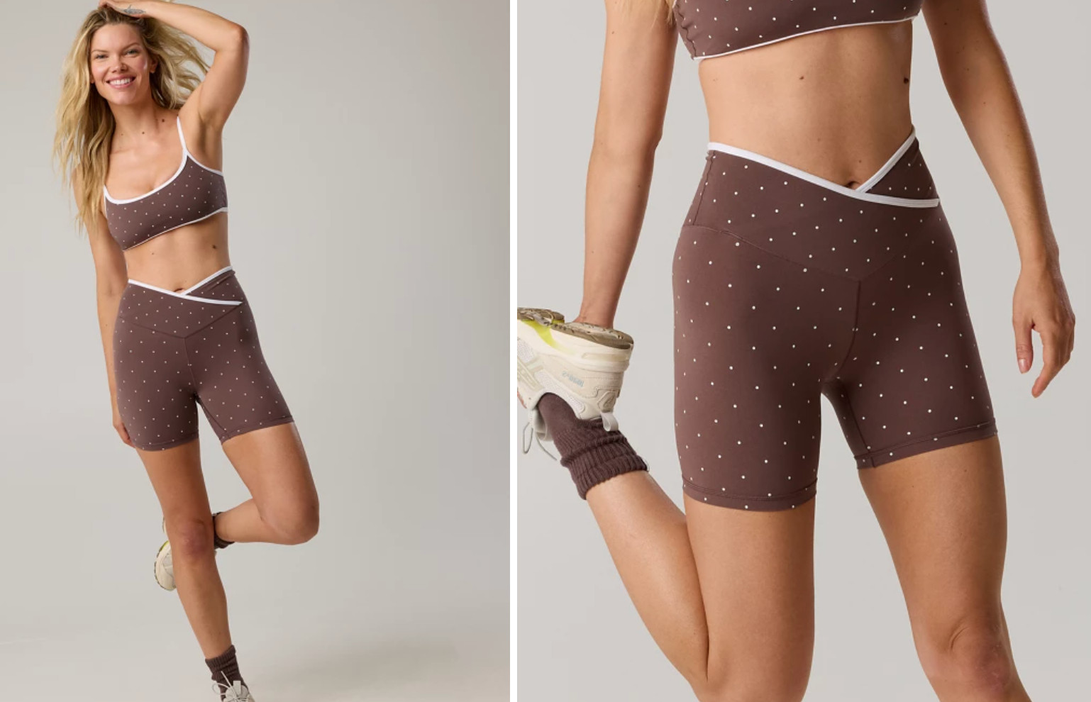 OFFLINE By Aerie Real Me Tipped Crossover High Waisted 5" Bike Short
 

 #LTKgrwm #LTKootd #LTKfitnessgoals