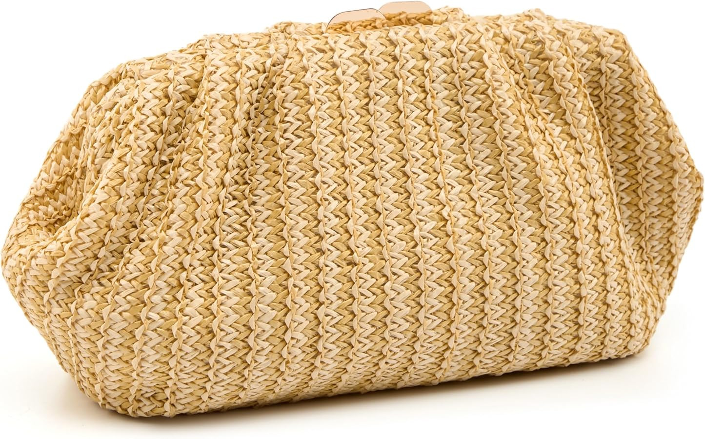 Gurina Pleated PU Clutch Purse for Women Formal - Evening Bag with Detachable Chain for Weddings,... | Amazon (US)