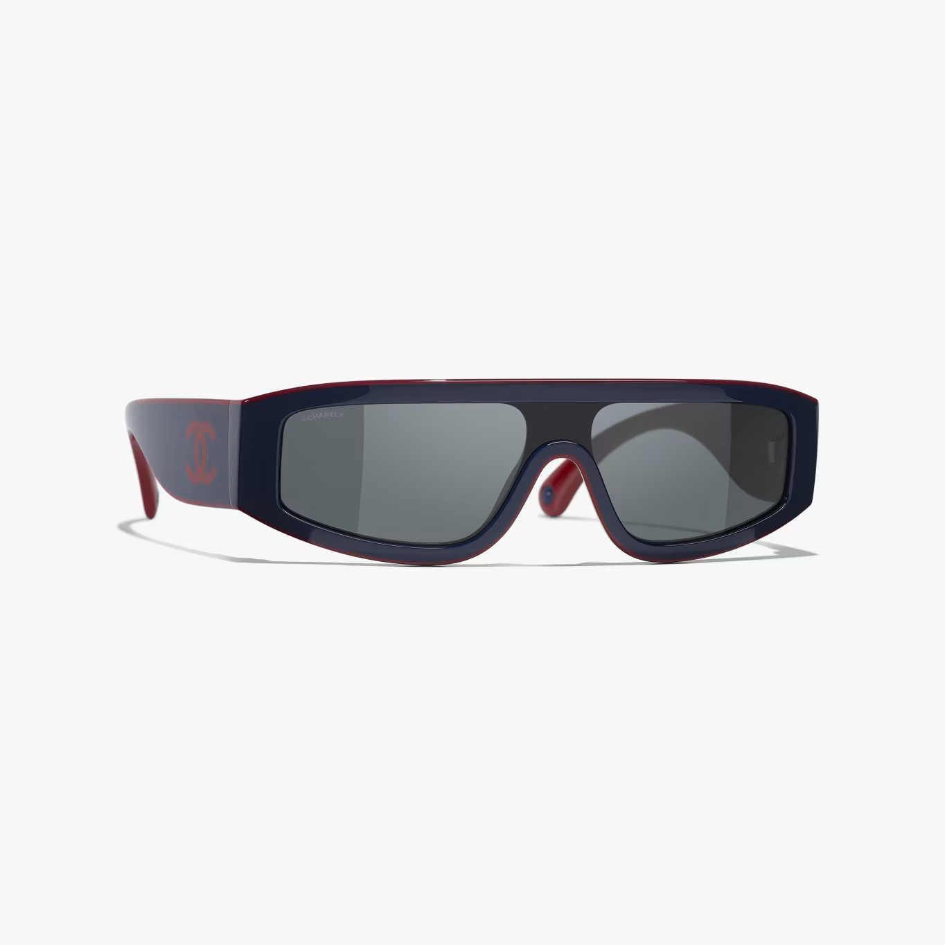 CHANEL Sunglasses: Shield Sunglasses, nylon — Fashion | CHANEL | Chanel, Inc. (US)