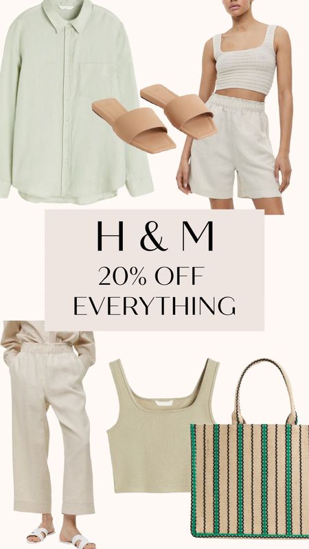 Sale at H&M
20% off everything including clearance! My picks are linked below✨✨ I typically wear a 0/25 in bottoms and an XS in tops!!

#LTKunder50 #LTKstyletip #LTKsalealert