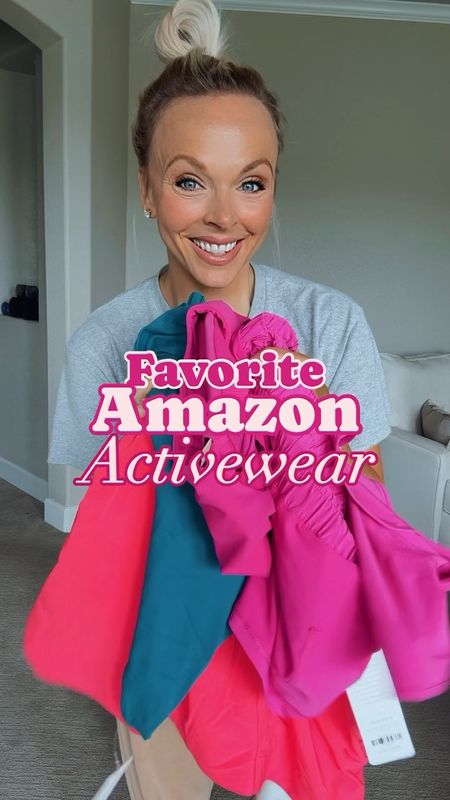 Favorite amazon athletic wear!! CRZ yoga feels and looks exactly like Lulu!!! It’s crazy!!! I also love the wide range of colors that they offer. Wearing a medium in absolutely everything shown. 

#LTKstyletip #LTKfitness #LTKActive