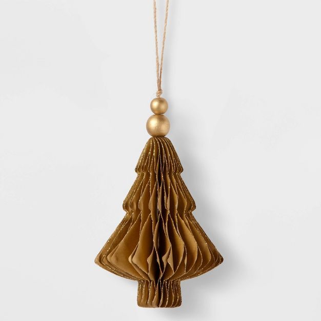 Honeycomb Paper Tree Christmas Tree Ornament - Wondershop&#8482; | Target