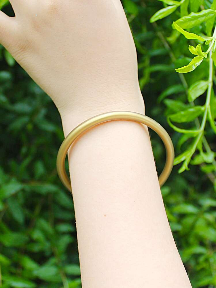 Solid Minimalist Bangle | SHEIN