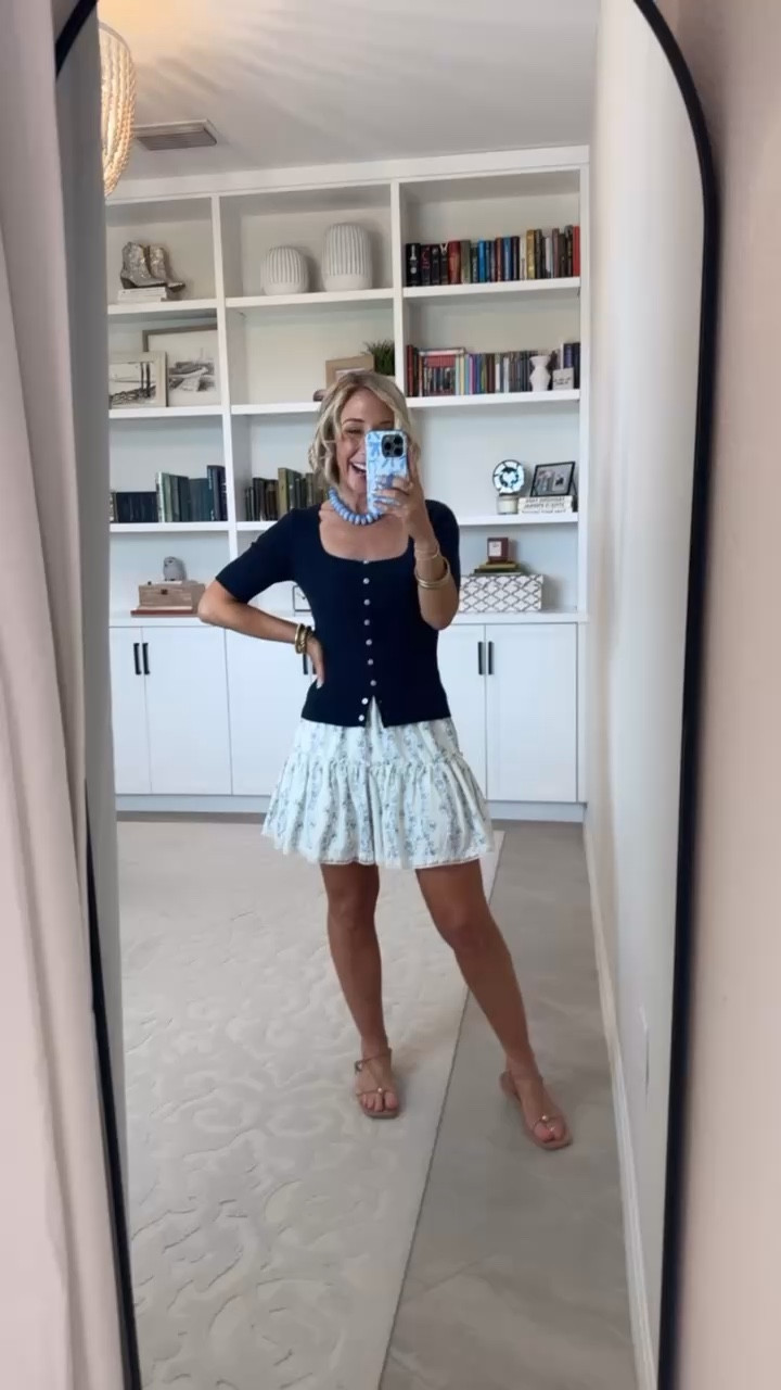 Walmart - new arrivals. Lace Trim Mini Skirt - size XS. $16.50. 2 colors. * Square Neckline Cardigan w/ Short Sleeves - size XS. $11.74. 3 colors.

#LTKSeasonal #LTKOver40