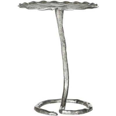 Justina Side Table - Silver - Safavieh. | Target