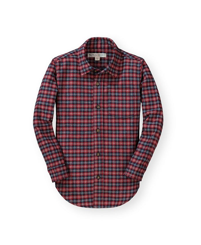 Hope & Henry Boys' Brushed Flannel Button Down Shirt, Kids & Reviews - Kids - Macy's | Macys (US)