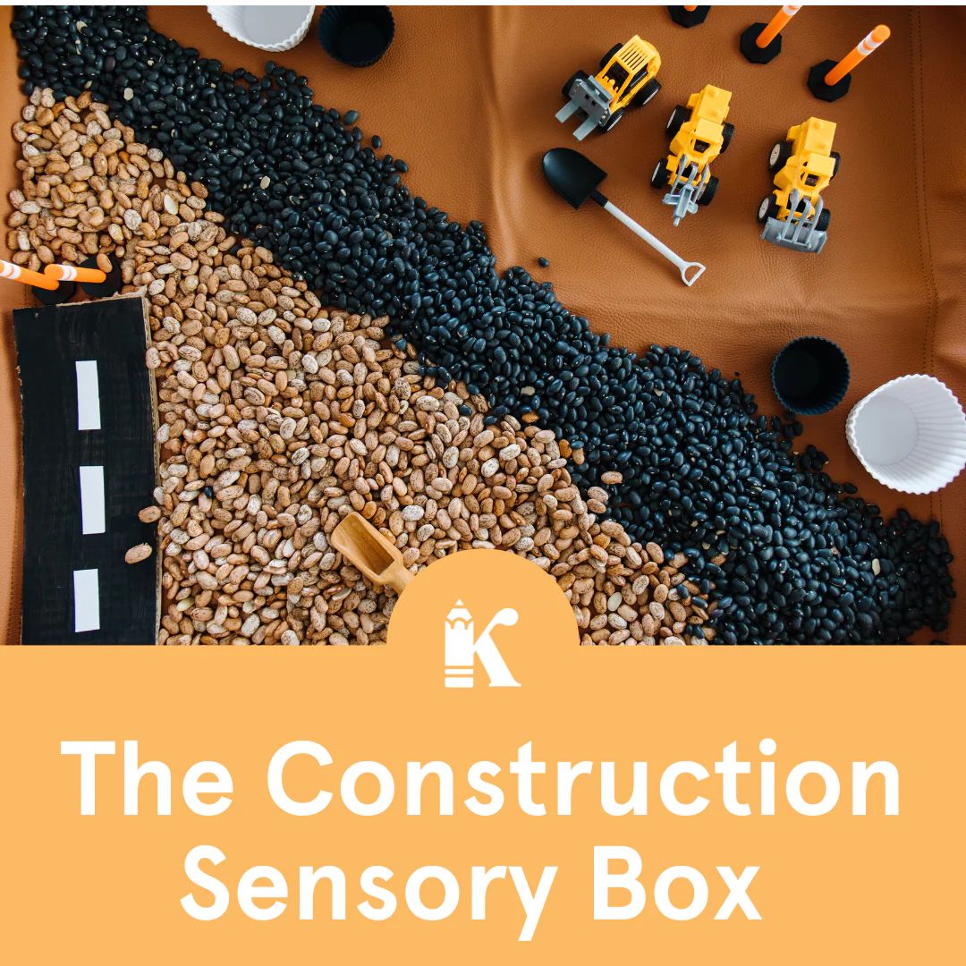 The Construction Sensory Box - Learning With Kelsey | Learning with Kelsey