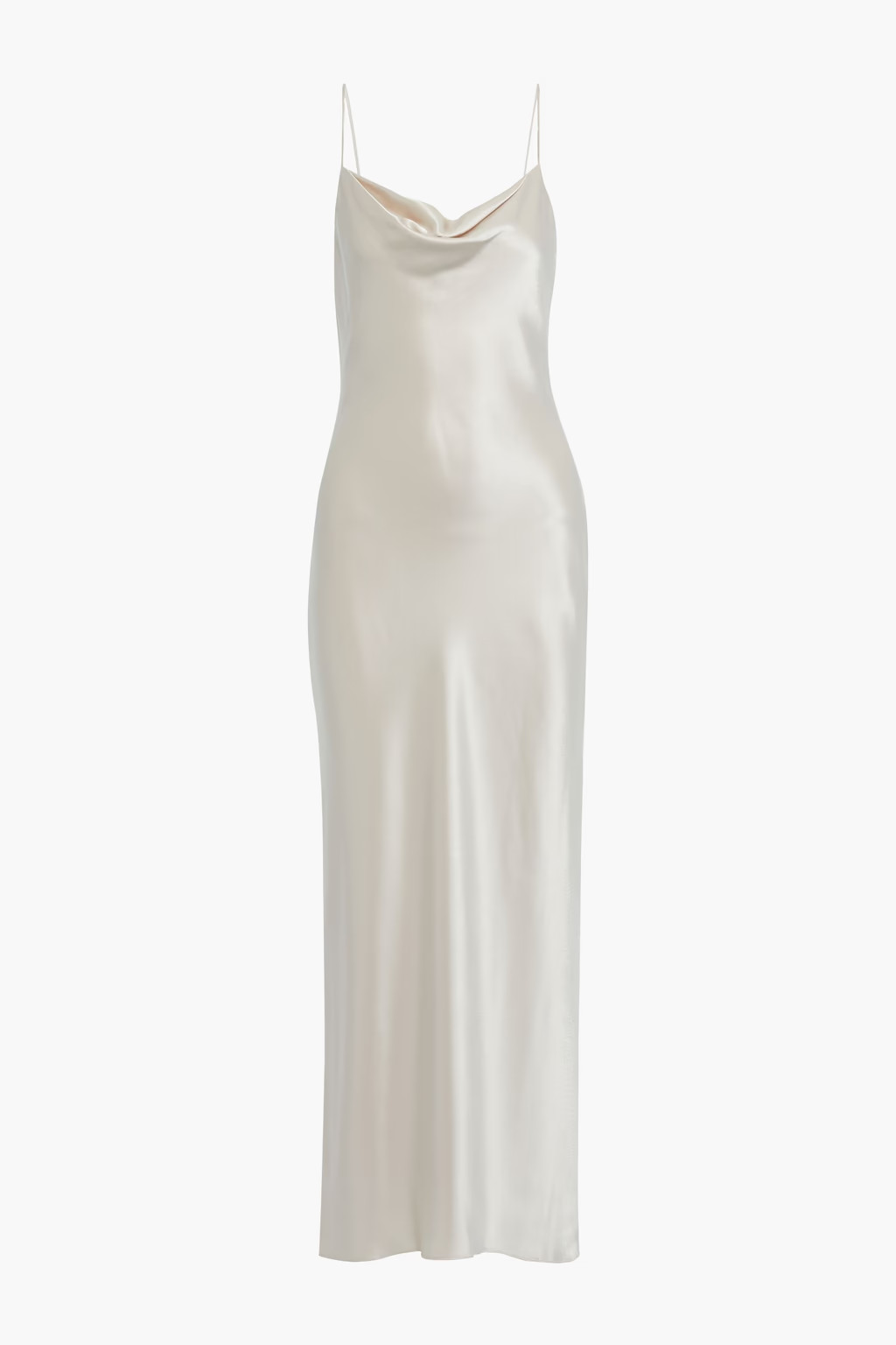 Harmony draped satin maxi slip dress | The Outnet (UK and Europe)