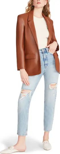 Singled Out Faux Leather Blazer | Nordstrom