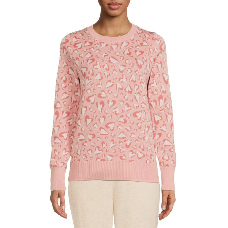 Time and Tru Women's Long Sleeve Pullover Talking Sweaters | Walmart (US)