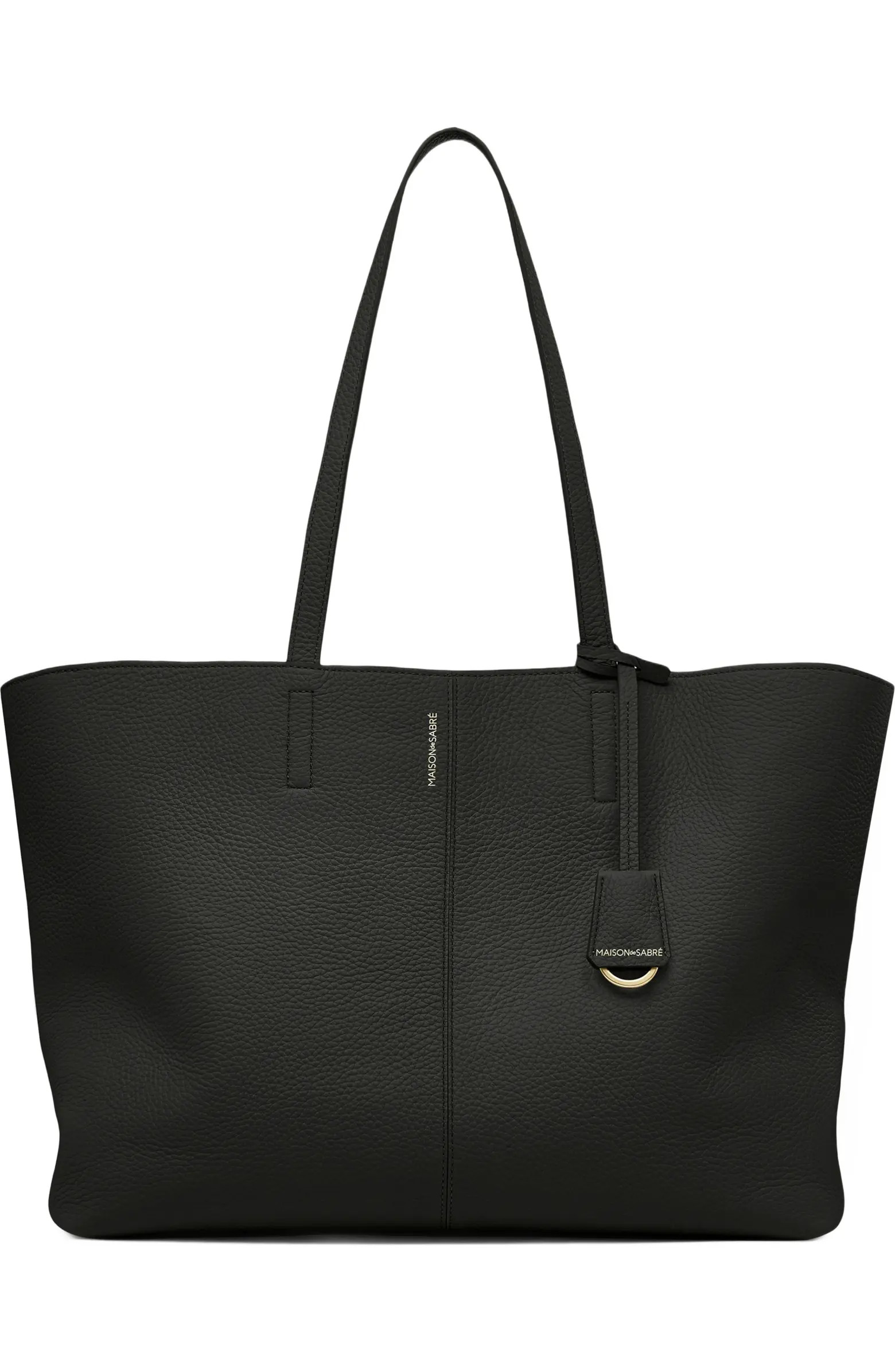 Large Leather Zipped Soft Tote | Nordstrom