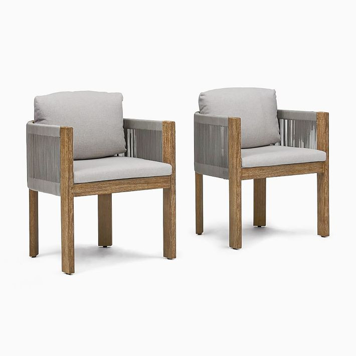 Porto Outdoor Dining Chairs | West Elm (US)