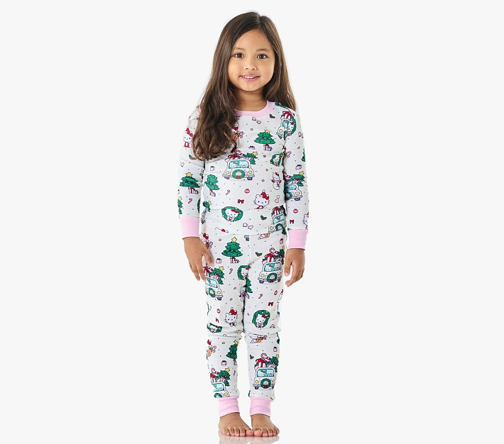 Hello Kitty® Christmas Organic Cotton Pajama Set | Pottery Barn Kids