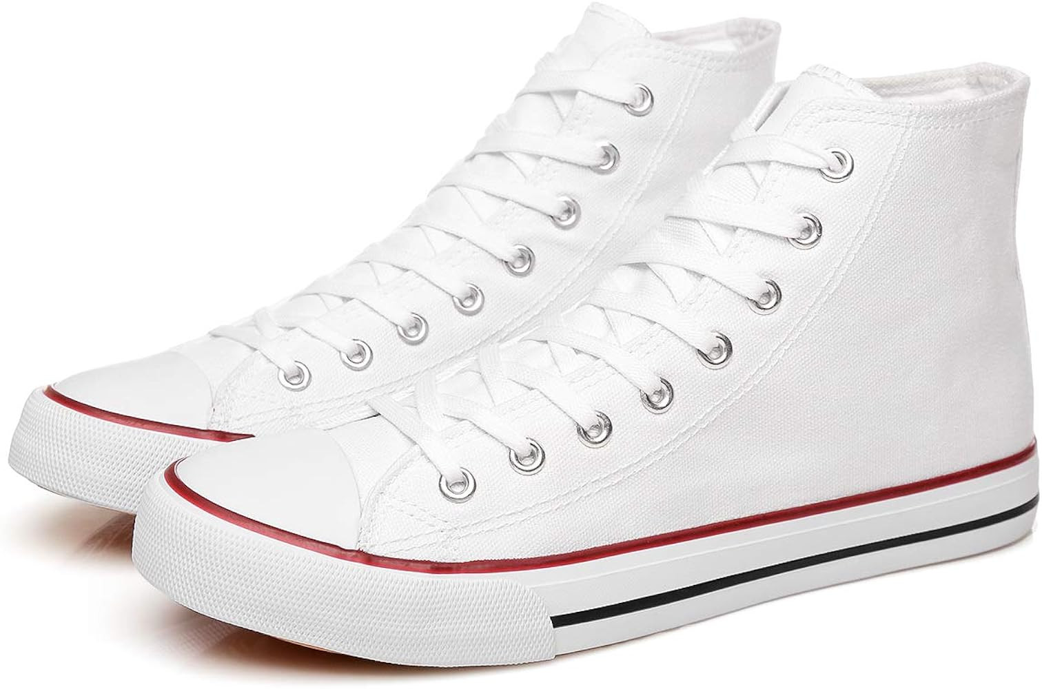 yageyan Men’s High Top Canvas Sneakers Fashion Lace up Walking Shoes Casual Classic | Amazon (US)