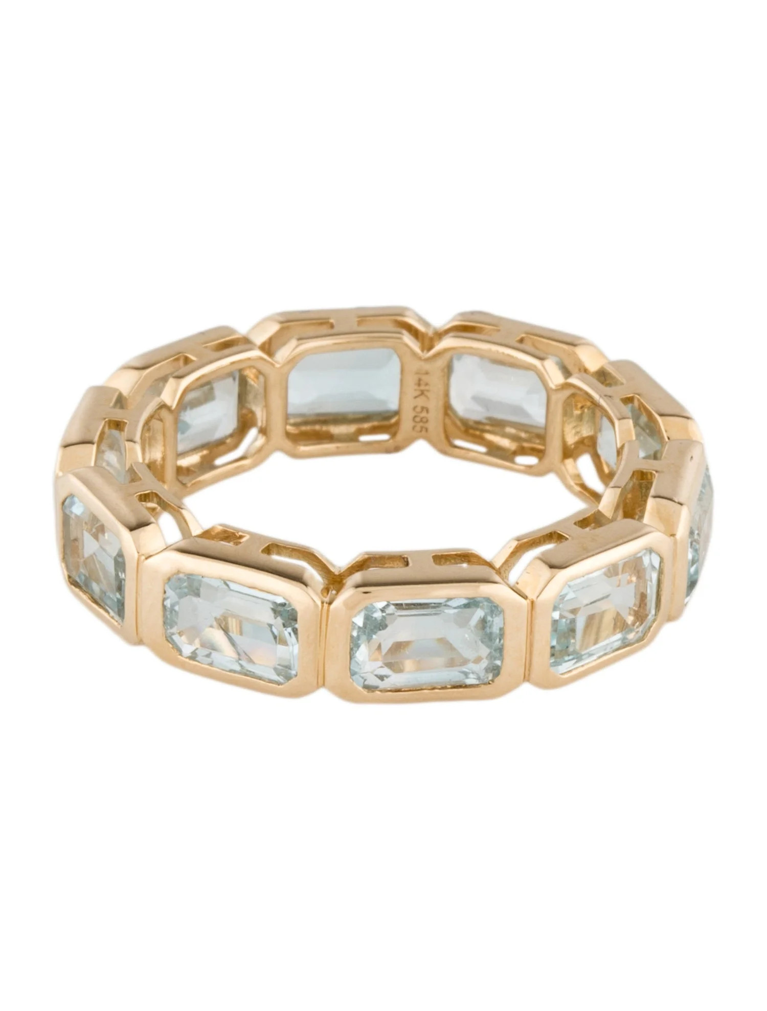 14K 5.77ctw Topaz Eternity Band | The RealReal
