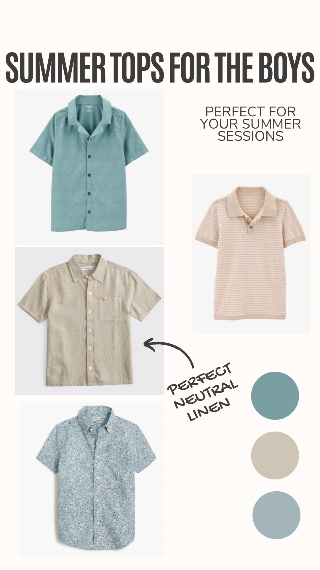 Summer tops I’m loving for the boys for summer family photos! 

#LTKFindsUnder50 #LTKFamily #LTKSummerEdit