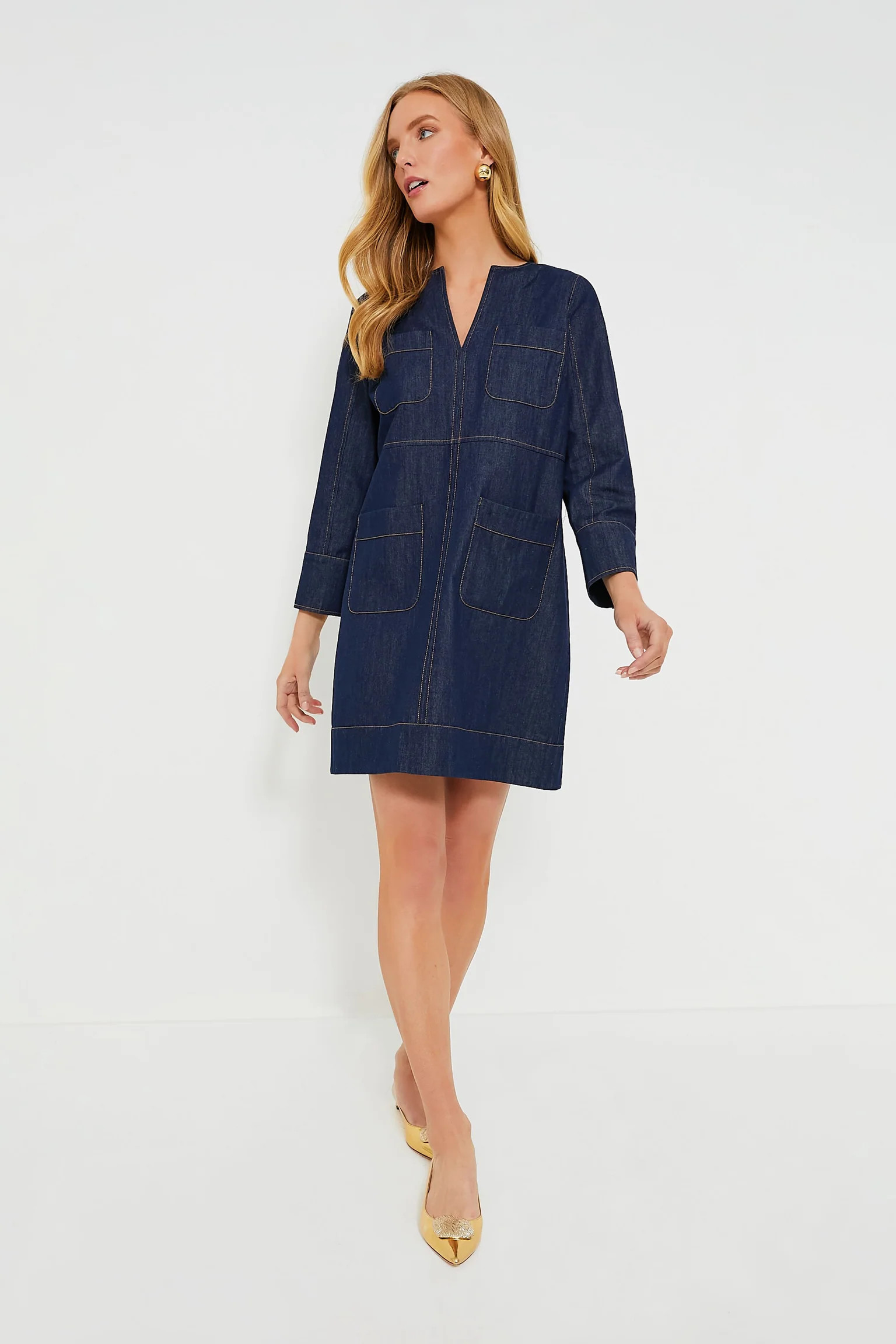 Denim Tallulah Dress | Tuckernuck (US)