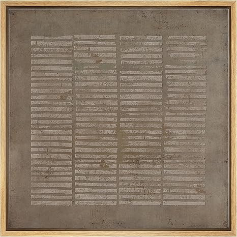 SIGNWIN Framed Canvas Print Wall Art Geometric Minimal Retro Line Pattern Abstract Shapes Modern ... | Amazon (US)