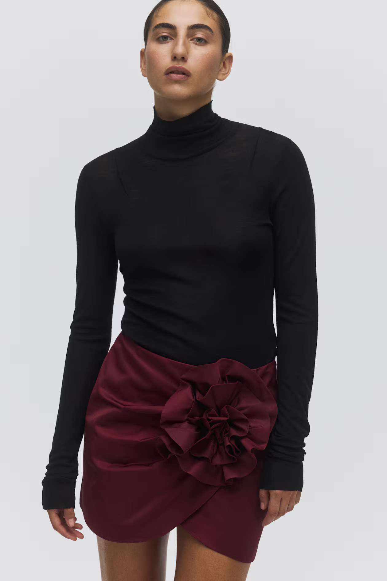 Appliquéd mini skirt | H&M (US + CA)