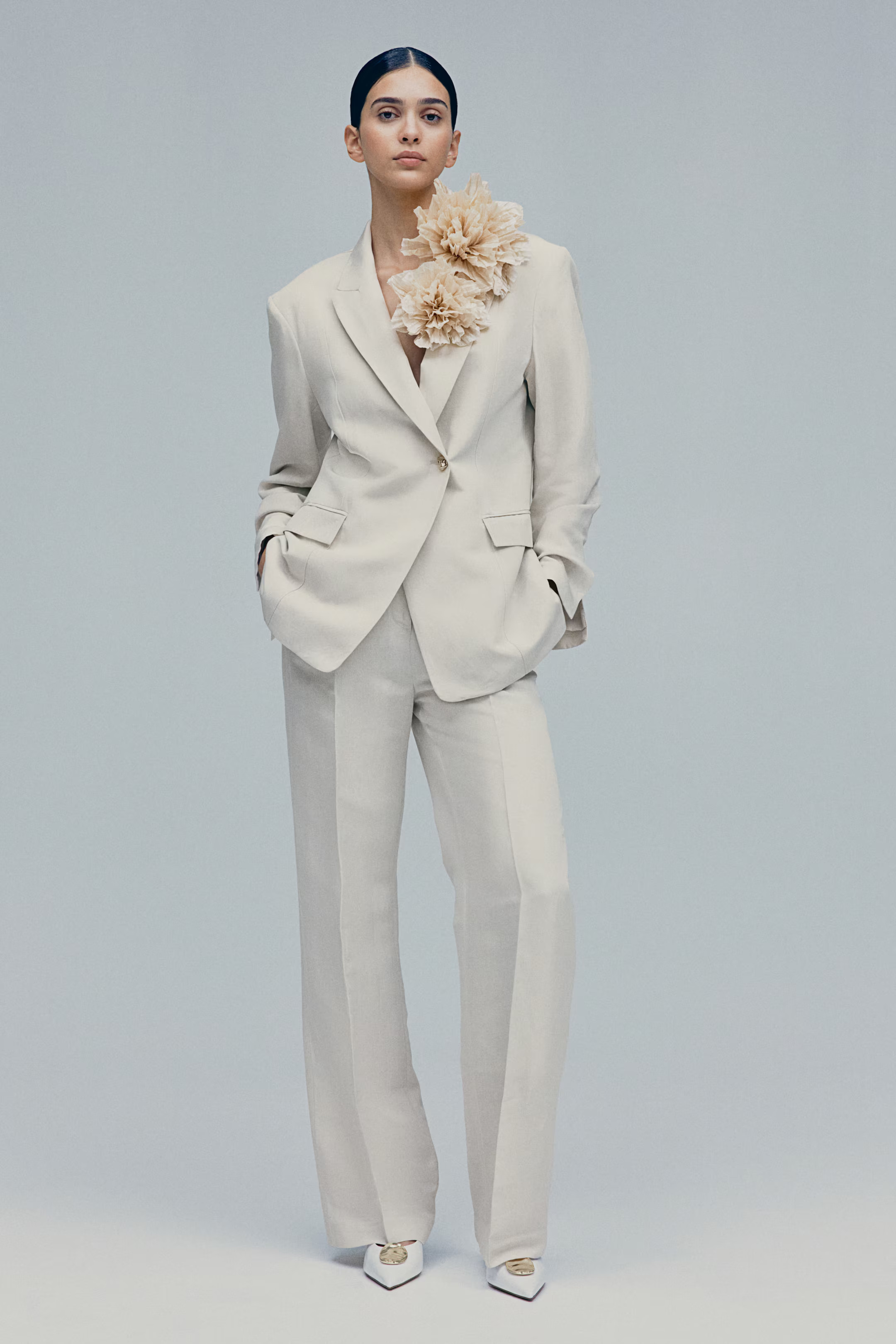 Linen-Blend Blazer | H&M (US + CA)