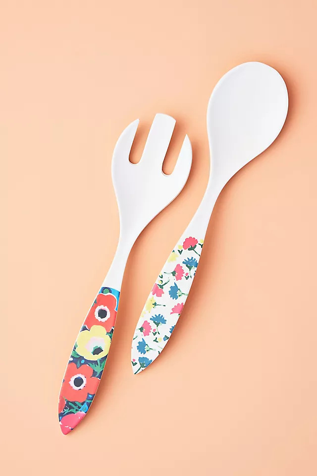 Sarah Campbell Bamboo Melamine Serving Set | Anthropologie (US)