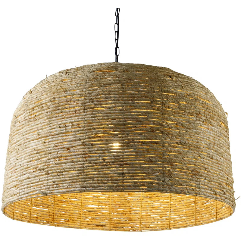 Burnice 1 - Light Natural Dome Pendant | Wayfair North America