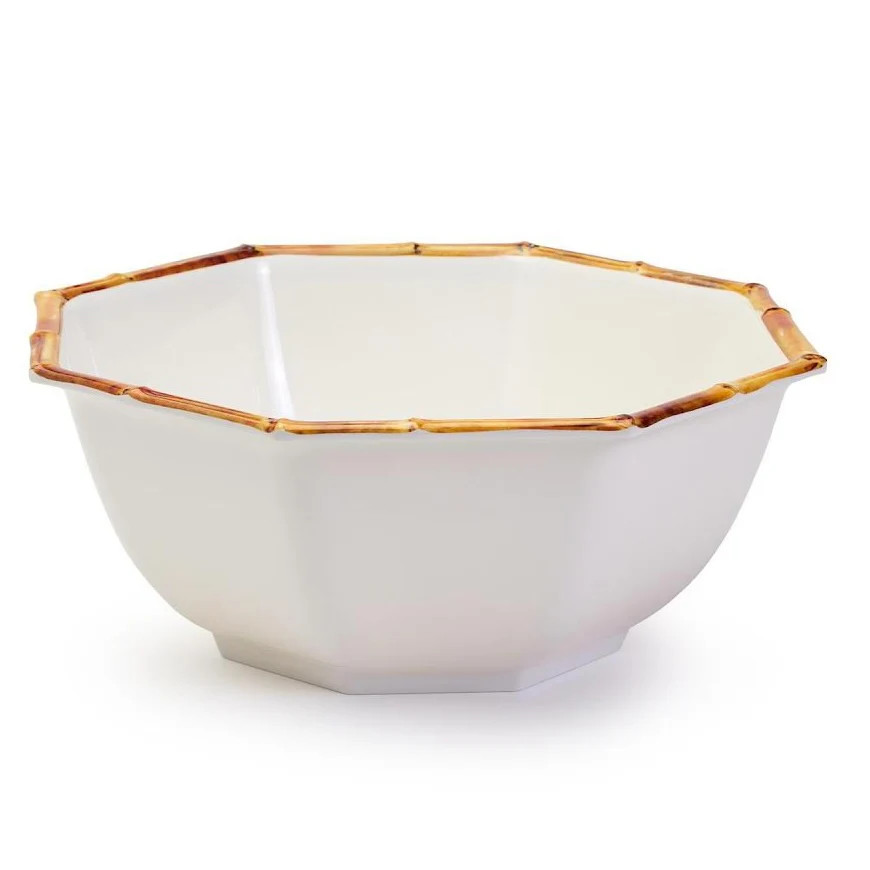 Bamboo Touch Large Octagonal Serving Bowl | Sea Marie Designs