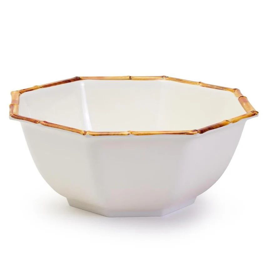 Bamboo Touch Large Octagonal Serving Bowl | Sea Marie Designs