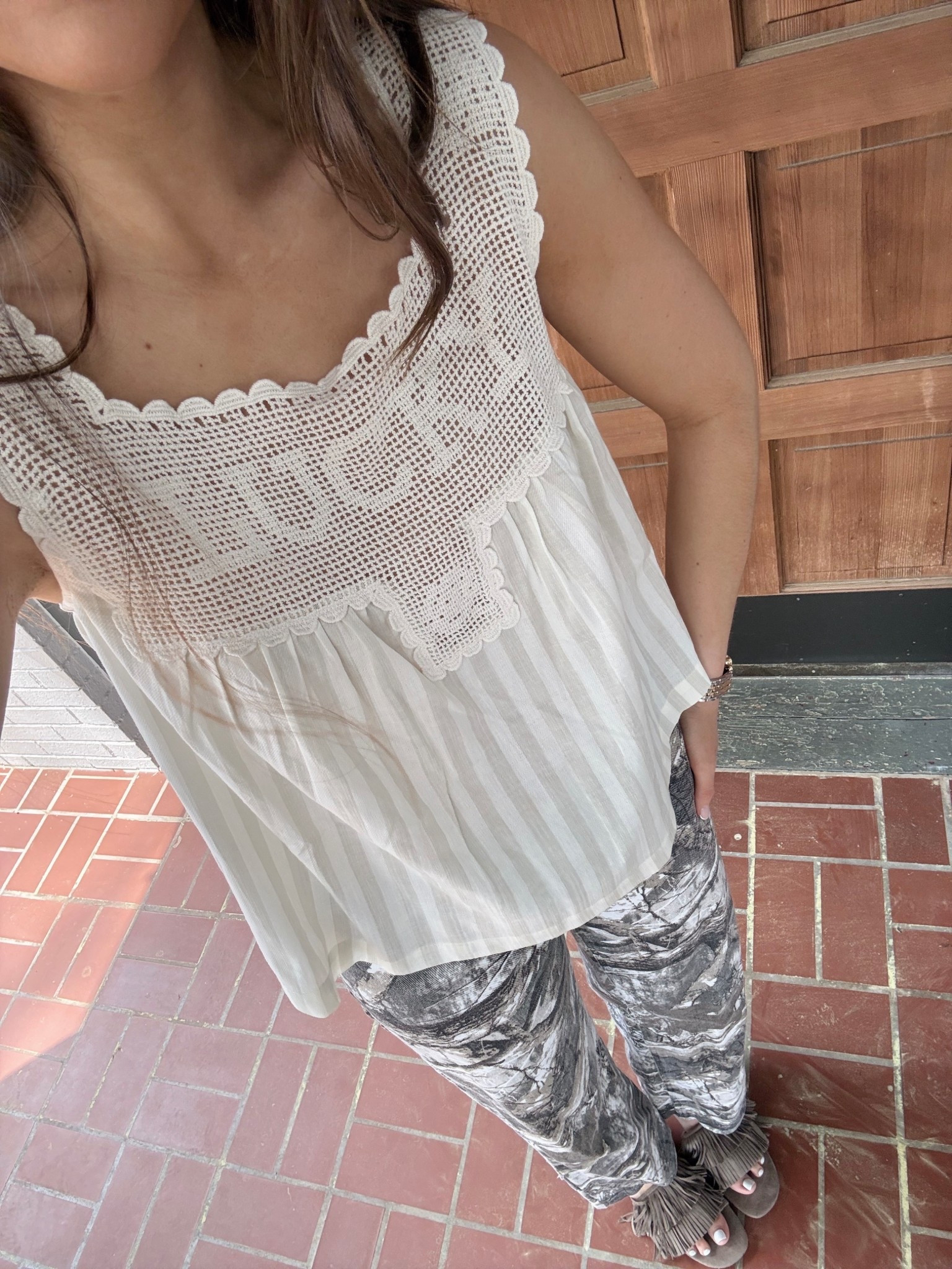 Fringe slides from Walmart! Fit true to size 