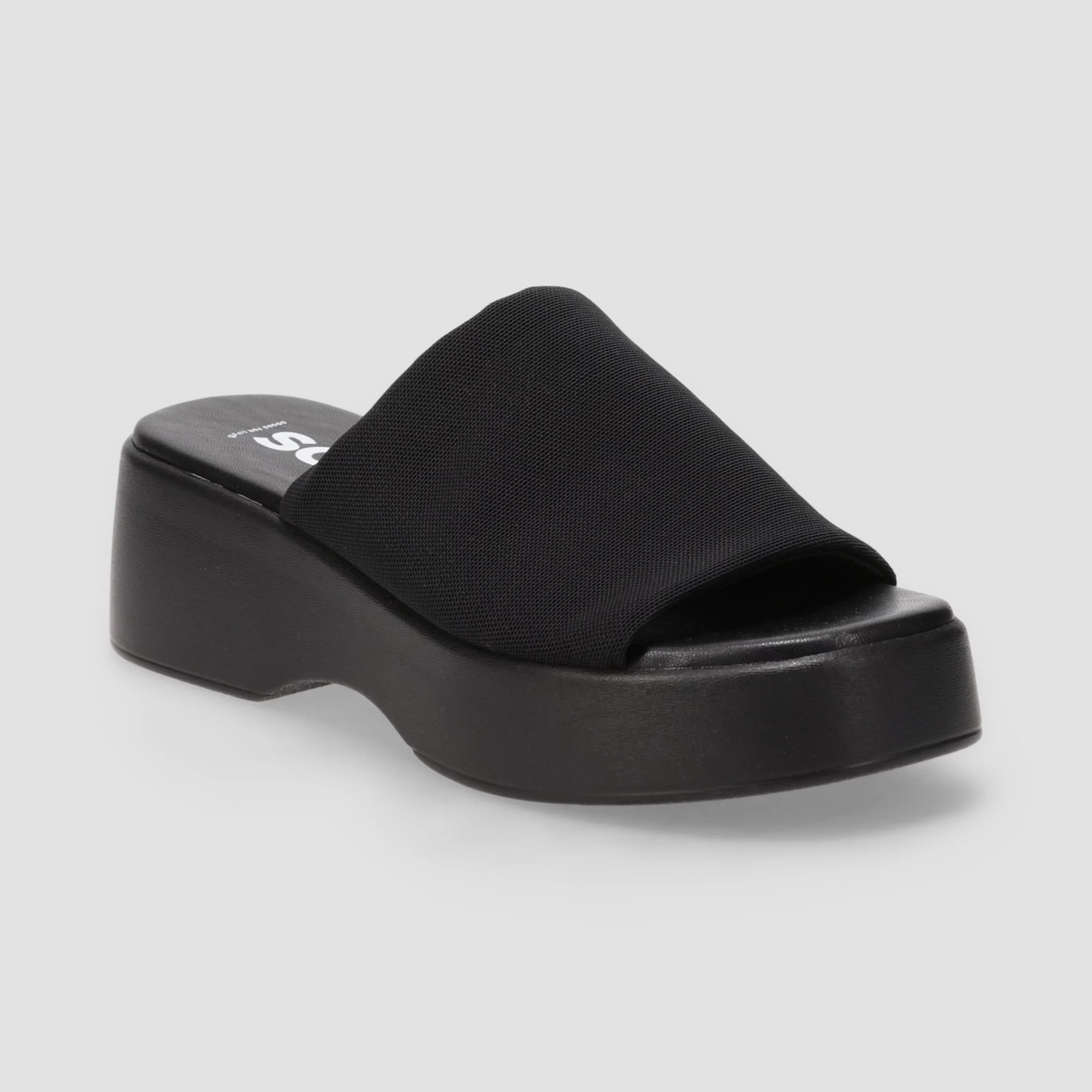 SO® Stretch Band Women's Slip-On Platform Sandals | Kohl's