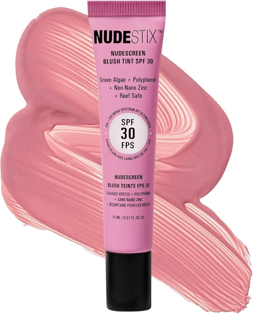 Nudestix Nudescreen Blush Tint SPF 30 – Multi-Use Liquid Blush for Cheeks, Eyes & Lips with Min... | Amazon (US)