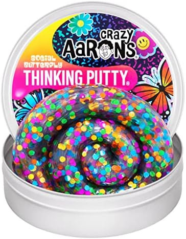 Crazy Aaron's Thinking Putty® - Social Butterfly - See-Through Sensory Putty for Kids and Grown ... | Amazon (US)