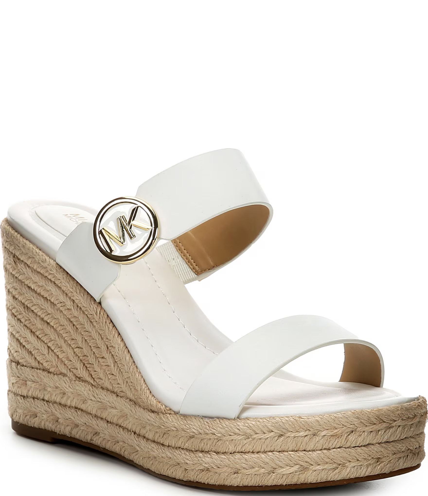 Michael Kors Lucinda Vachetta Leather Wedge Sandals | Dillard's | Dillard's
