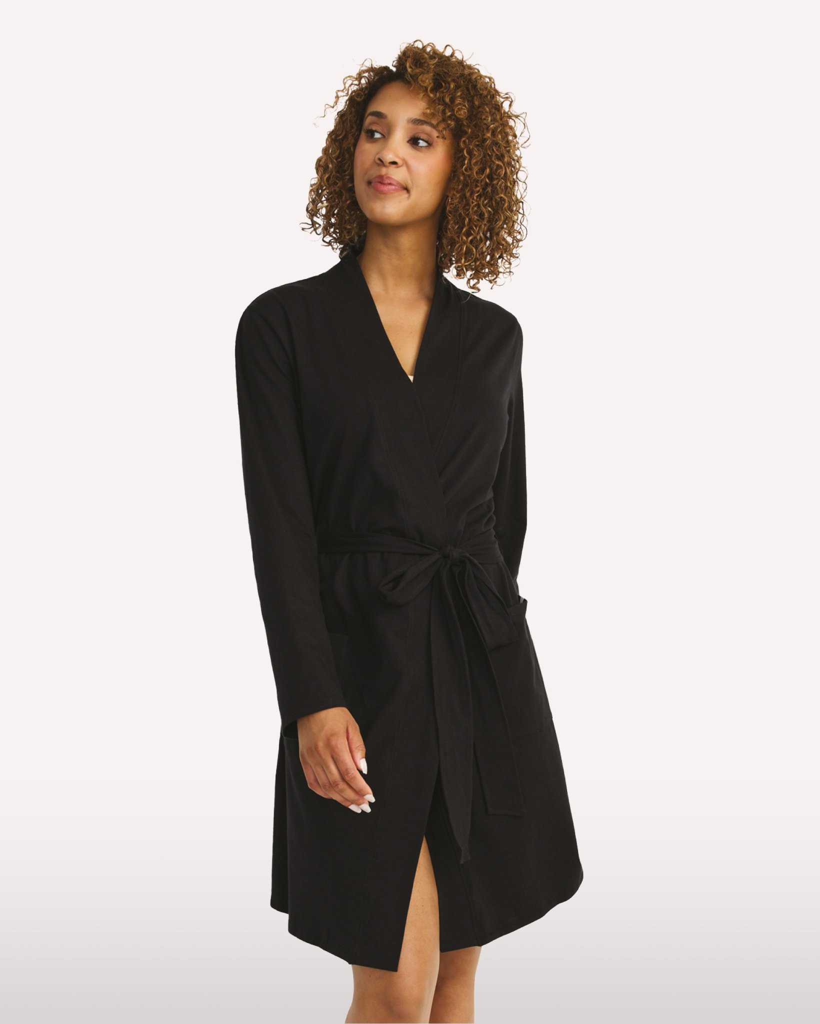 Organic Cotton Stretch Loungewear Robe | Jockey