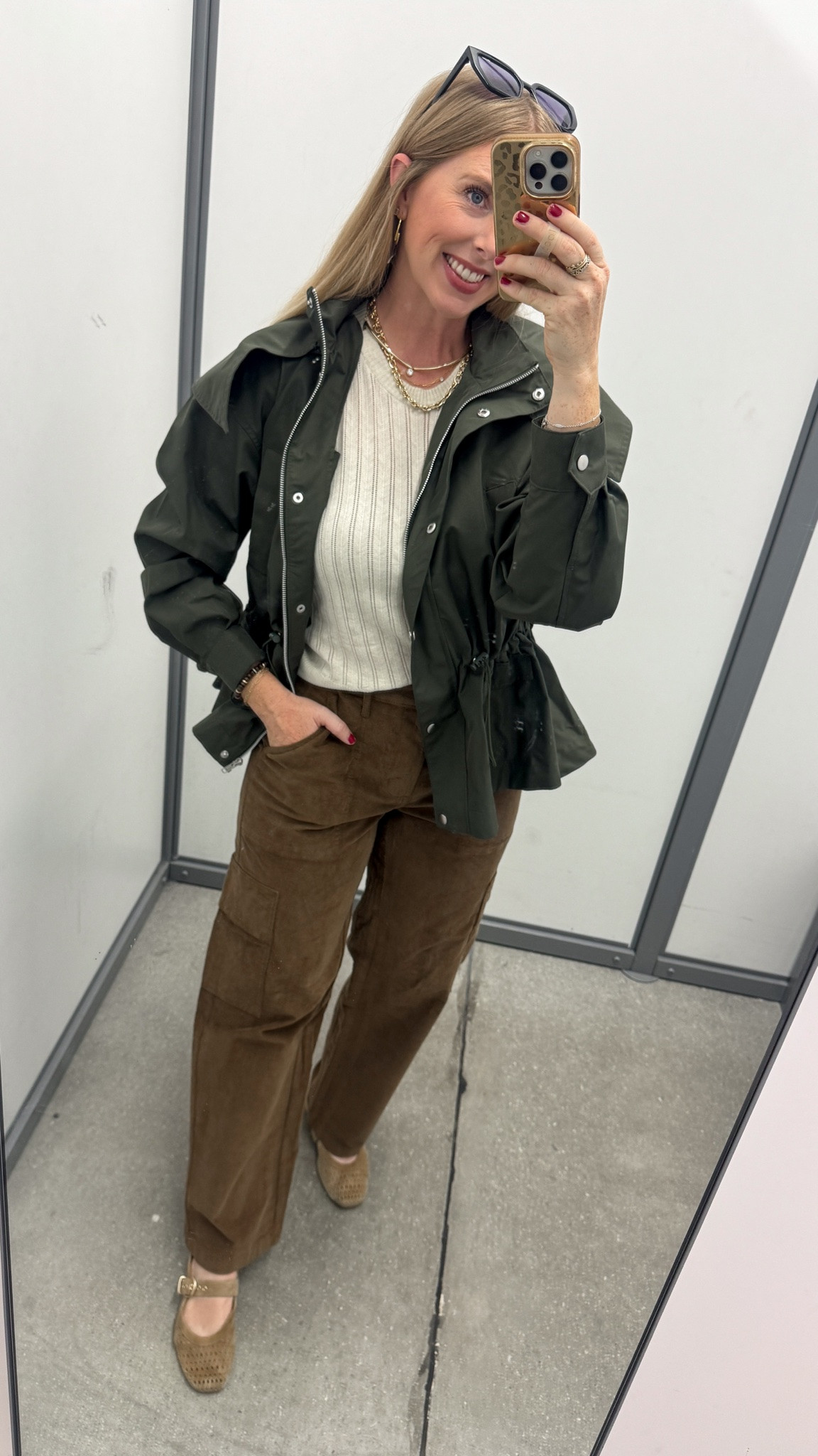 Walmart outfit, utility jacket, corduroy pants

#LTKootd