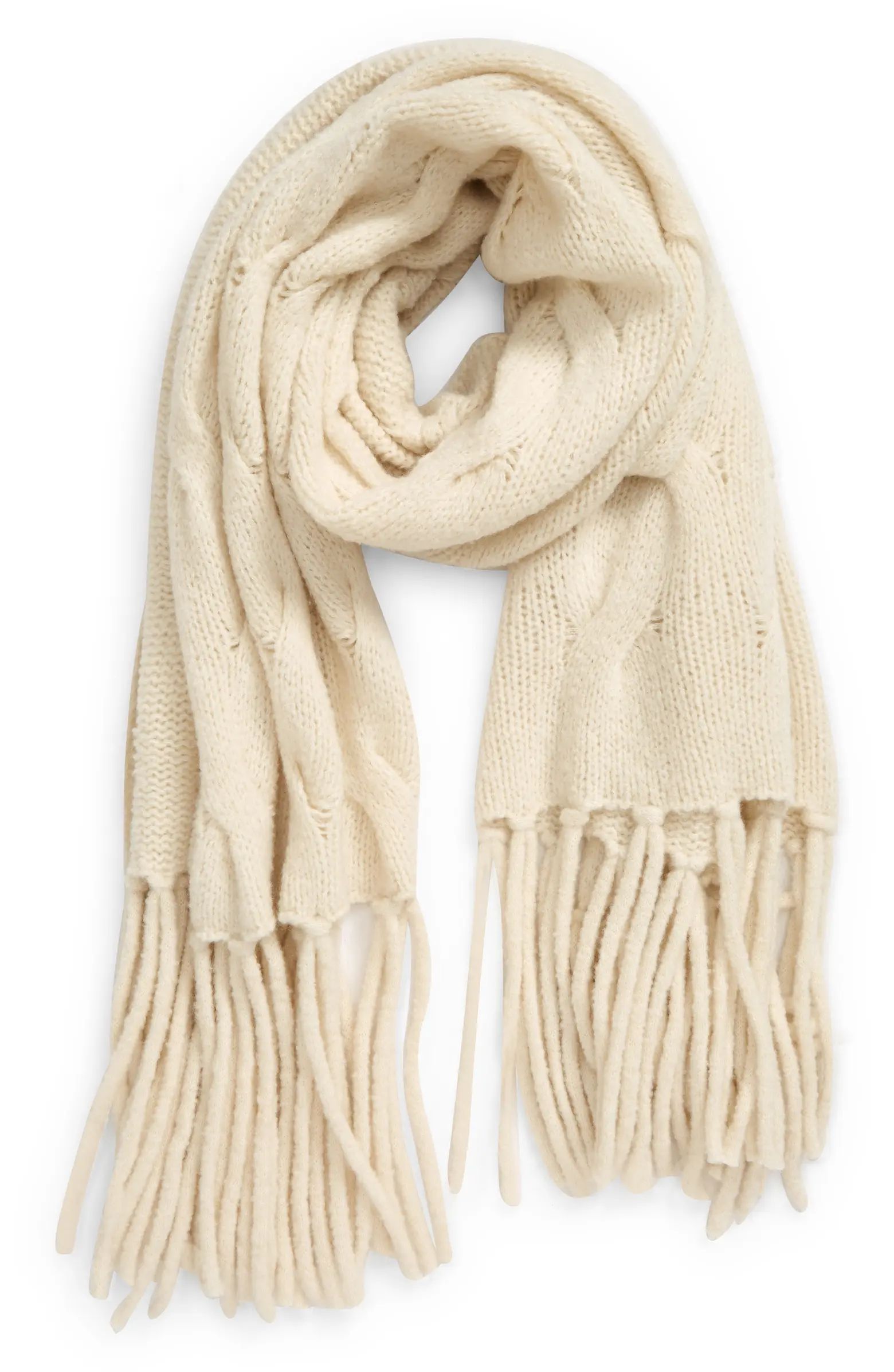Bare Cable Cashmere Scarf | Nordstrom