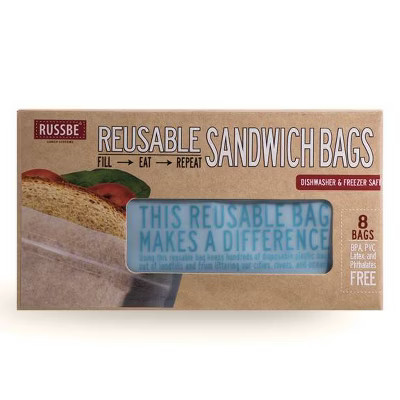 Russbe Reusable Sandwich Bags - 8ct | Target