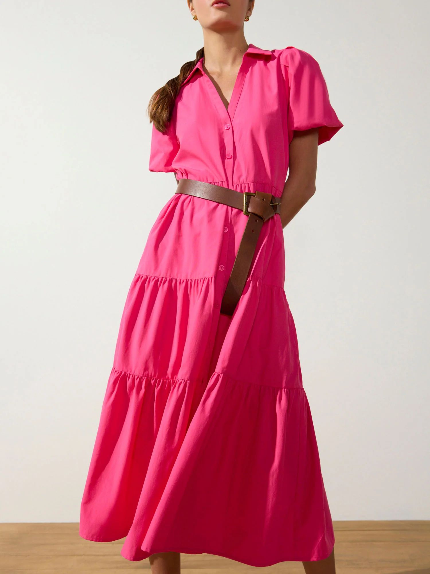 Brochu Walker | Women's Havana Dress in Hot Pink | Brochu Walker