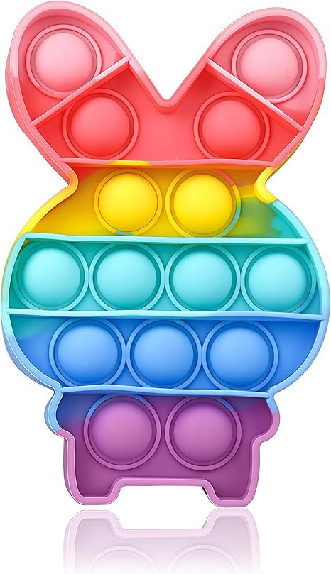Easter Bubble Fidget Toys, Kids Girls Boys Cute Bunny Sensory Toy Basket Stuffers Toddler Adult S... | Amazon (US)